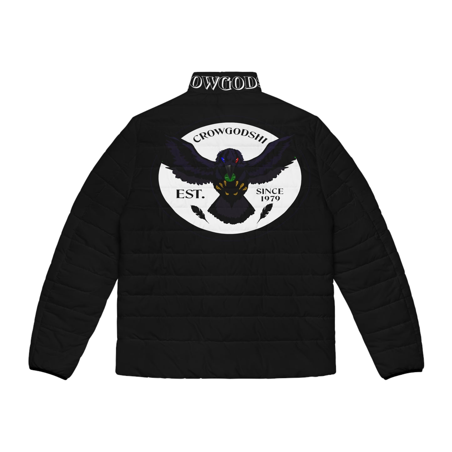 3rd Generation Men's CROWGODSHI Puffer Jacket, BLACK