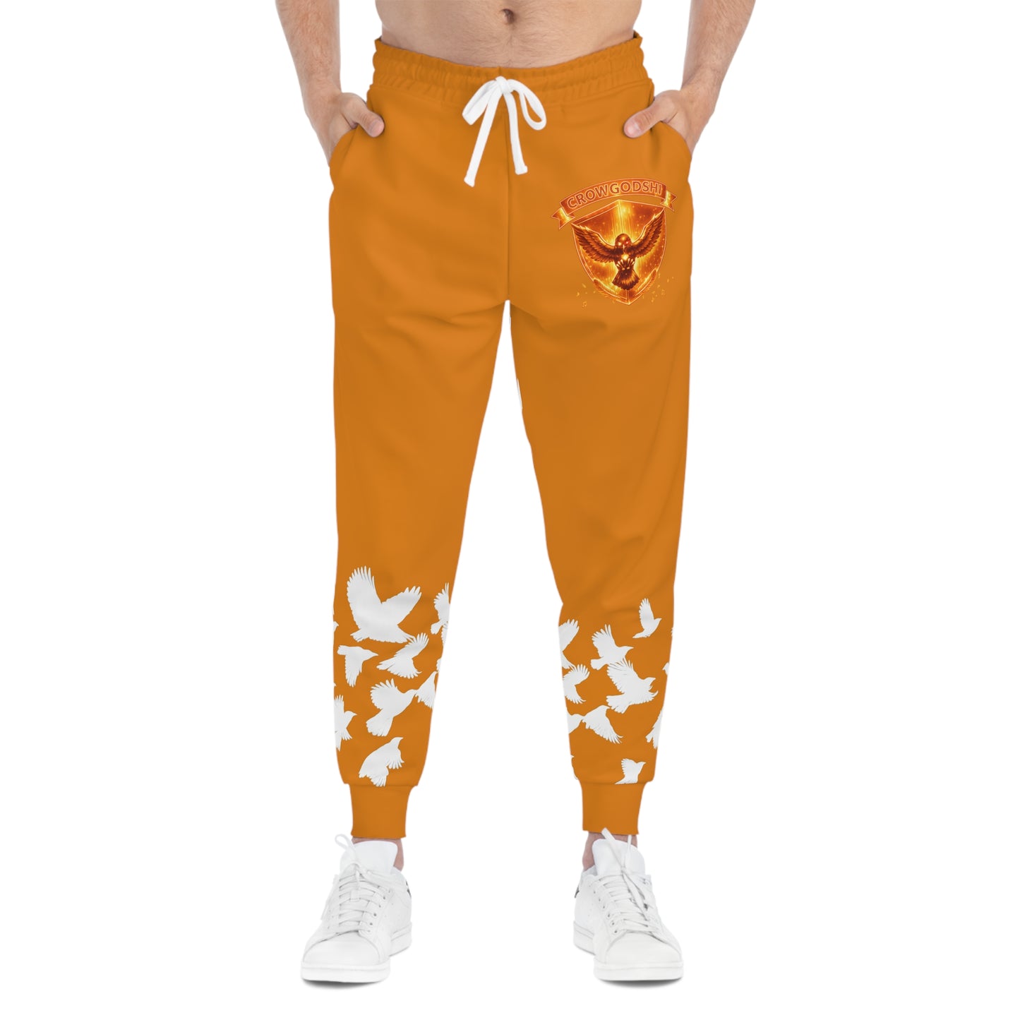 Crowgodshi Designer Florida White Edition Athletic Joggers