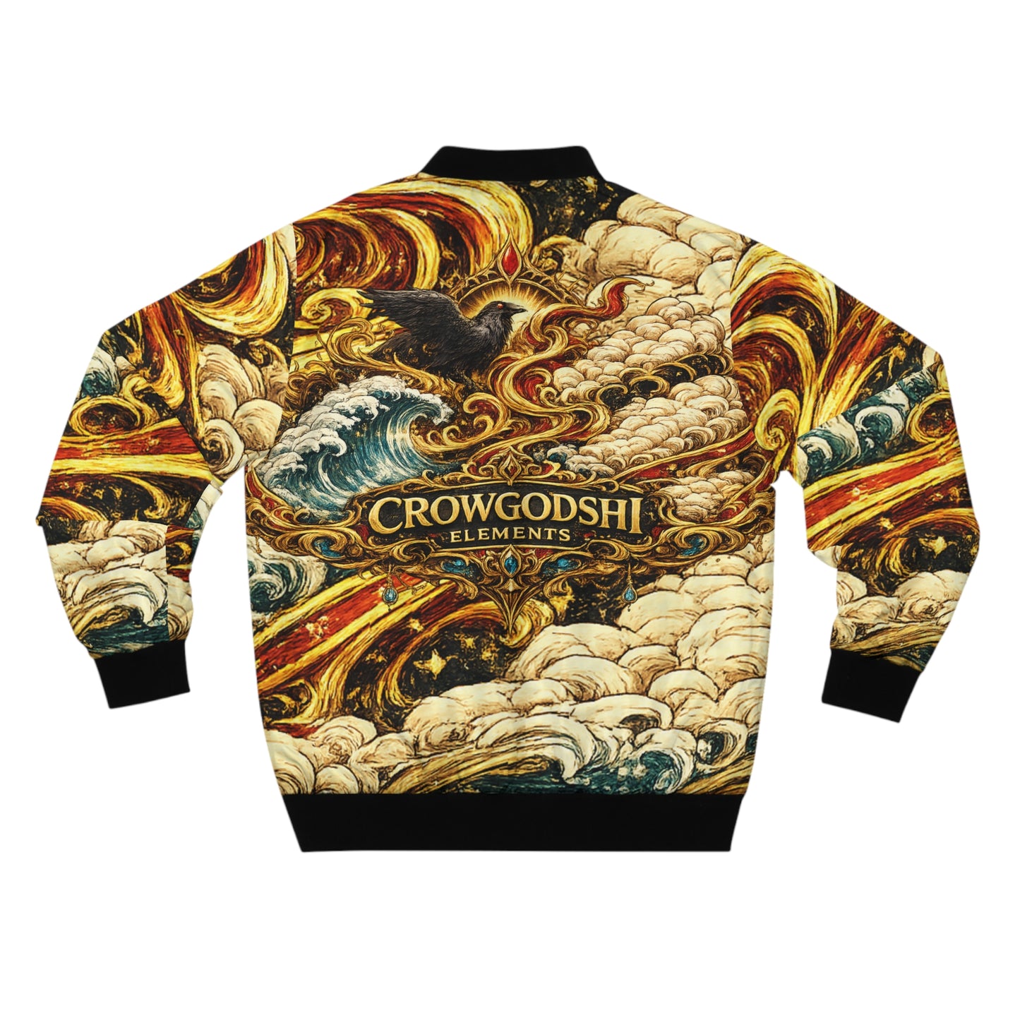 CrowGodShi Elements Bomber Jacket