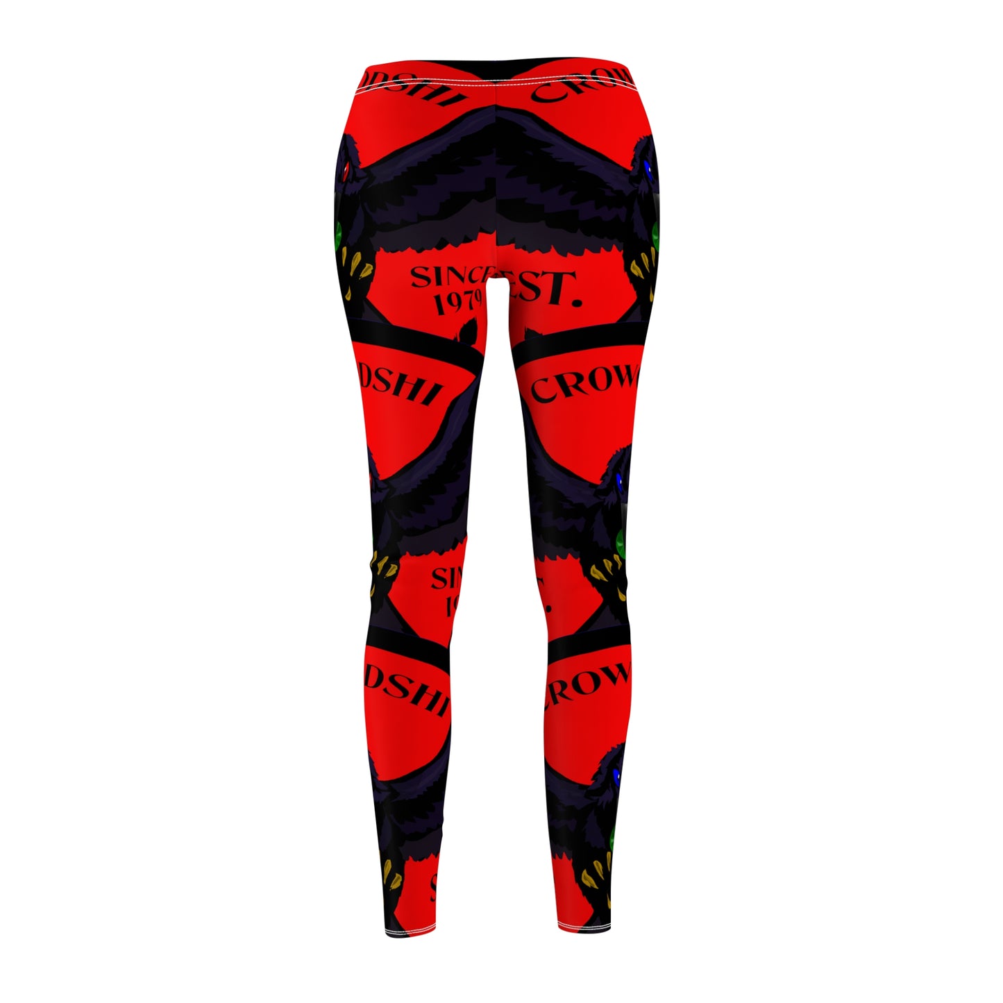 Women's Crowgodshi First Generation #2 Limited Edition Leggings, RED LOGO