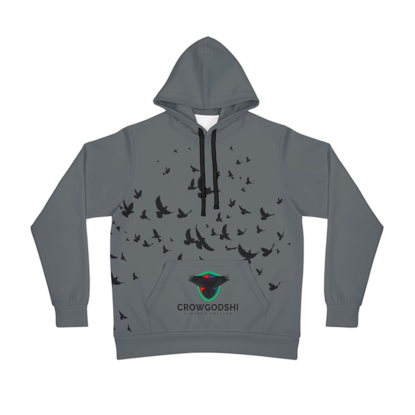 Crowgodshi Limited Edition Athletic Hoodie V2 (CHARCOAL)
