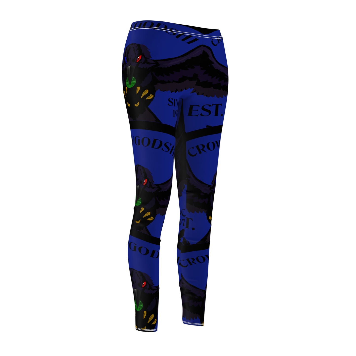 Women's Crowgodshi First Generation #2 Limited Edition Leggings, DUKE BLUE LOGO