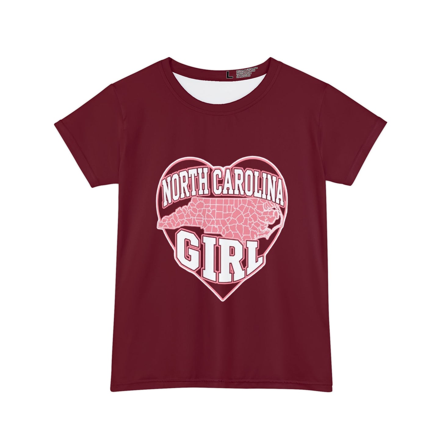 NCG Heart Tee — Women’s Short Sleeve State Pride Shirt