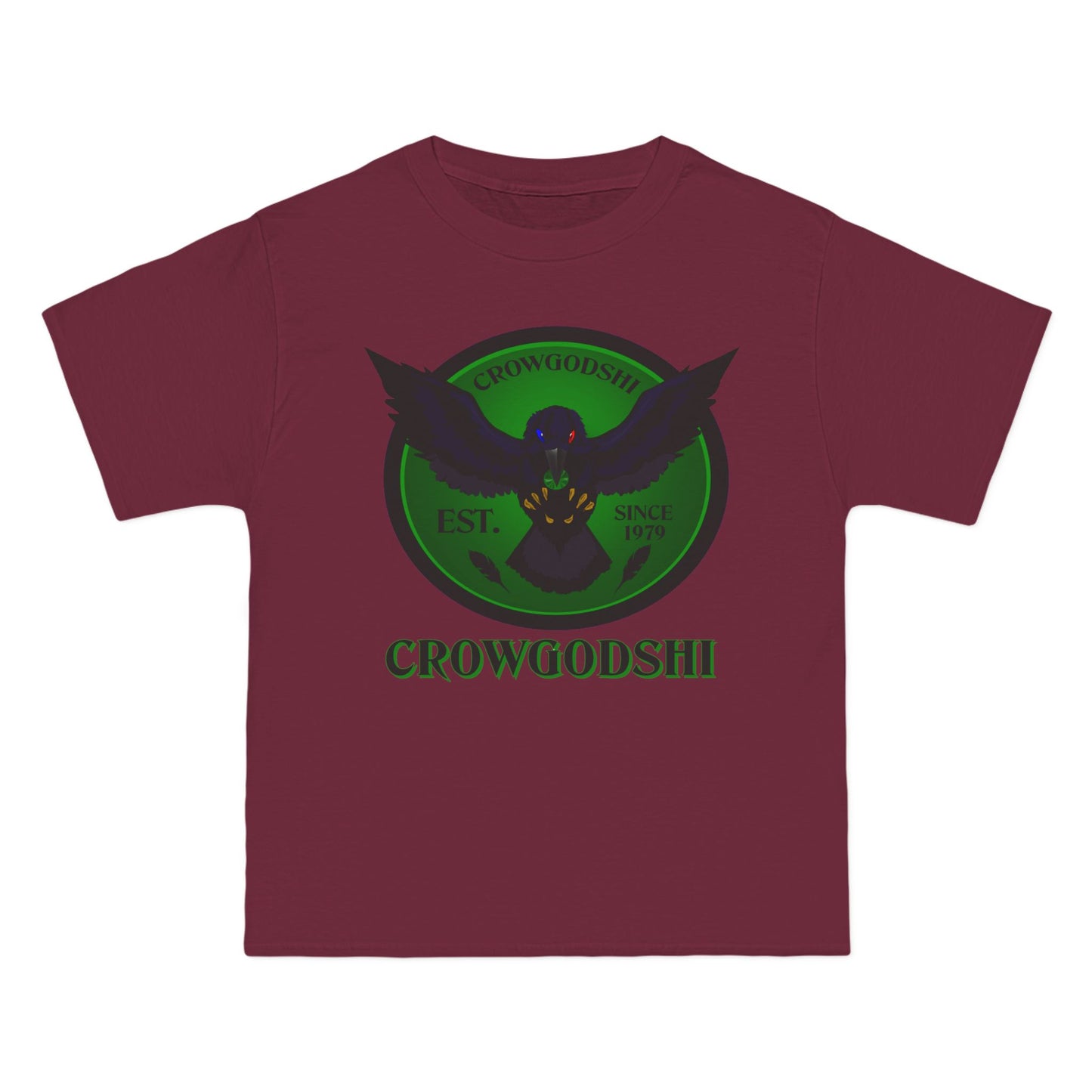 Crowgodshi First Generation Limited Edition Beefy-T®, GREEN LOGO