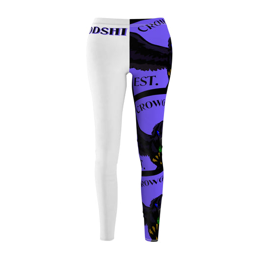 Women's Crowgodshi First Generation Limited Edition Leggings, PURPLE LOGO