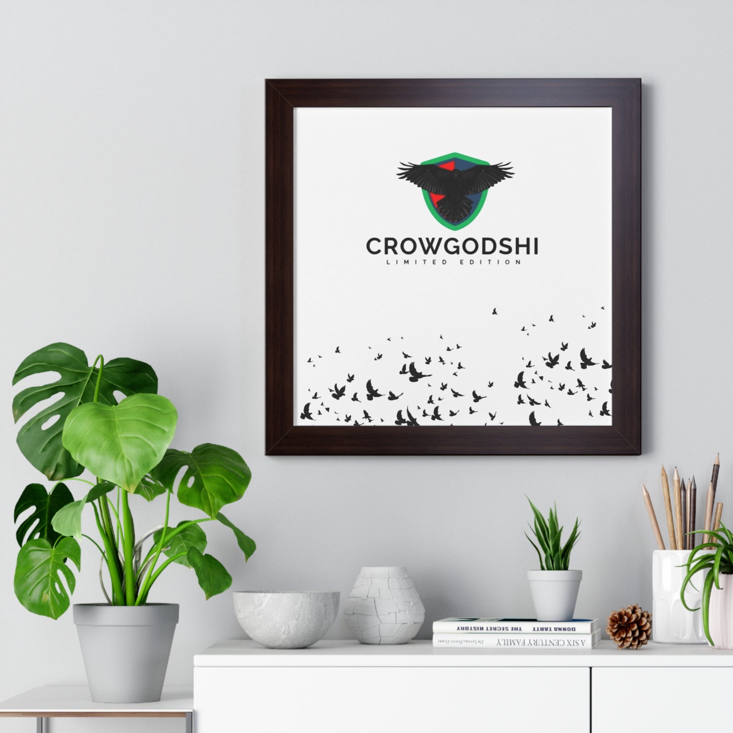 Limited Edition Crowgodshi Framed Horizontal Poster