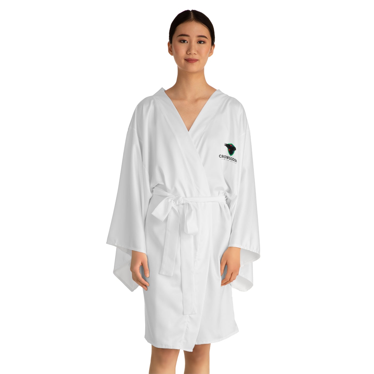 Crowgodshi Limited Edition Long Sleeve Kimono Robe - Stylish Comfort for Everyday Elegance