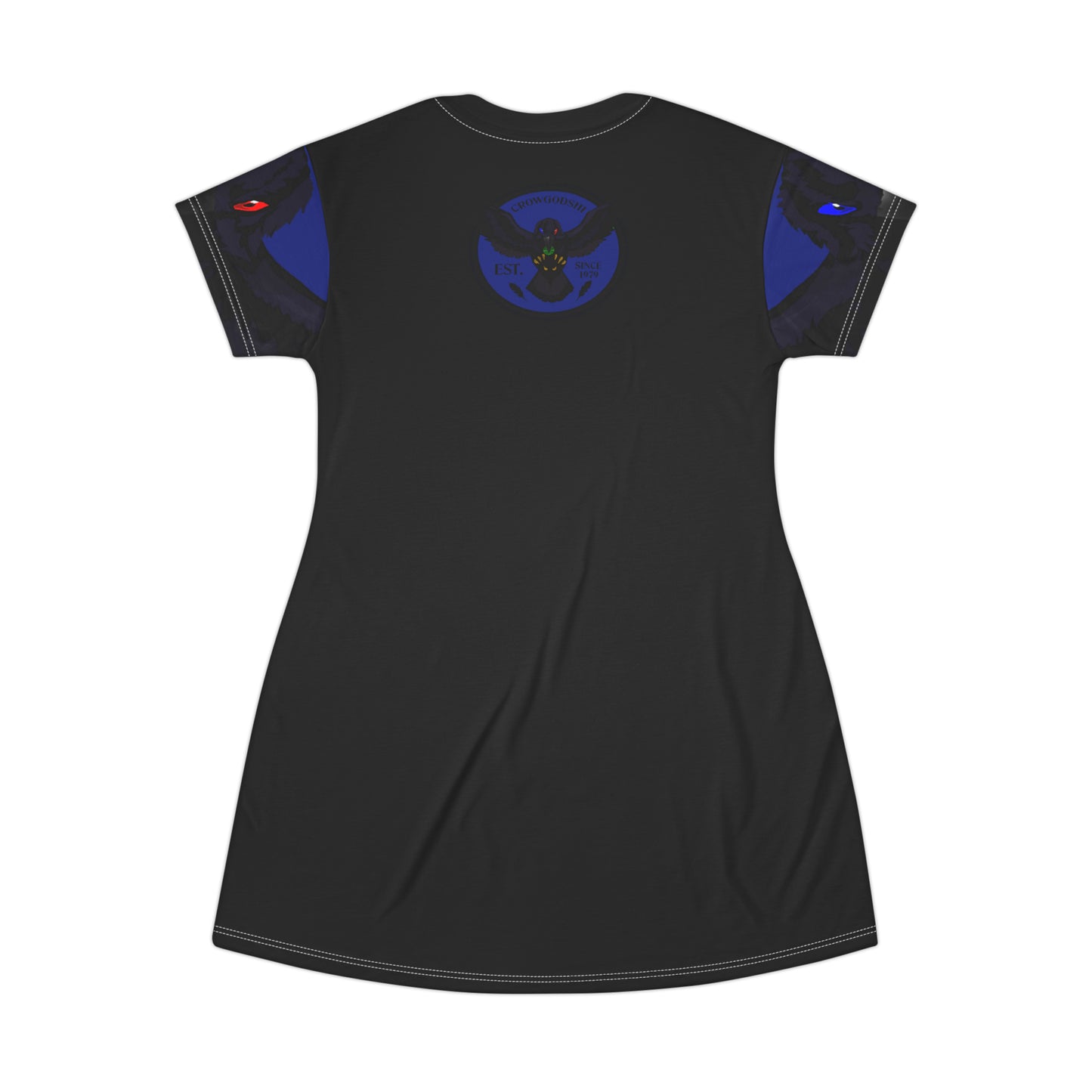Crowgodshi First Generation T-Shirt Dress, DUKE BLUE LOGO