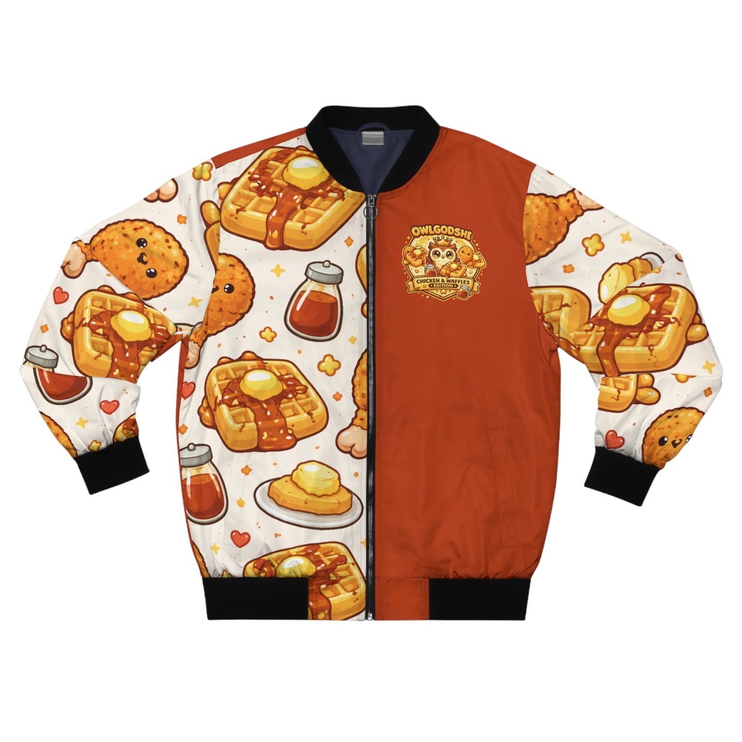 Owlgodshi Chicken & Waffles Edition Bomber Jacket