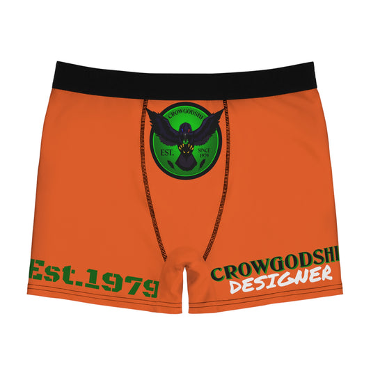 Men's Orange CD Est.1979 Boxer Briefs