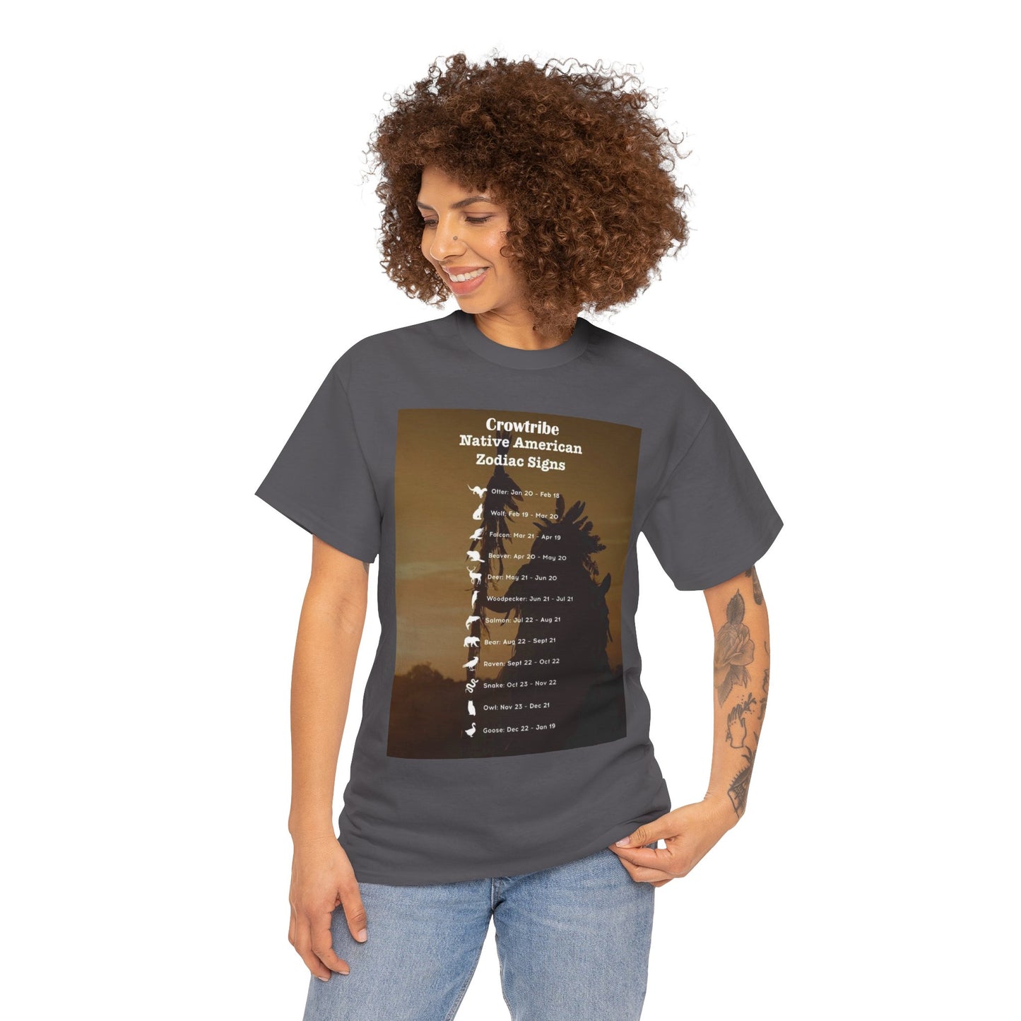 Crowgodshi "Native American Zodiacs" Gic Crow Edition T-Shirt