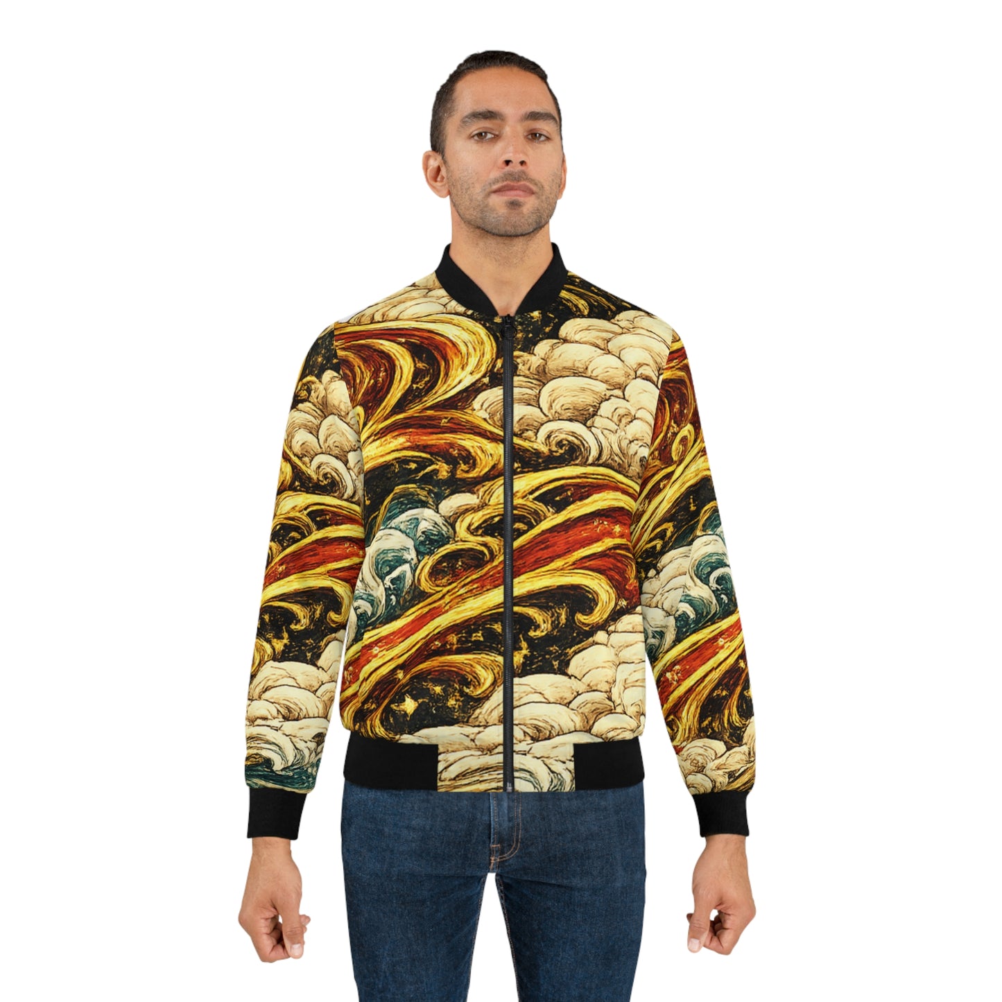 CrowGodShi Elements Bomber Jacket