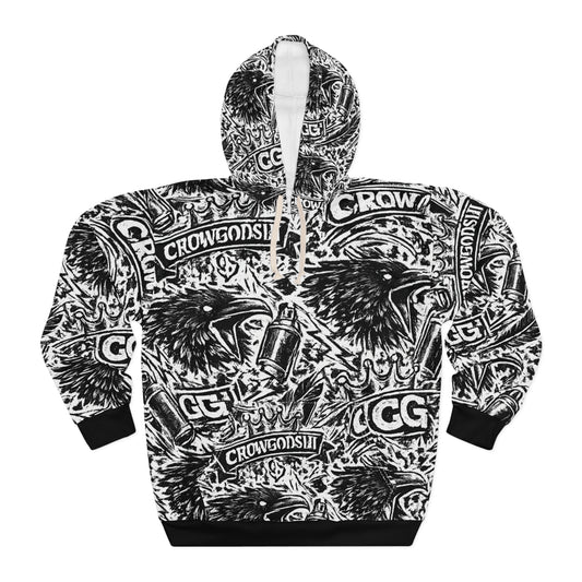 Crowgodshi Urban Crow Pullover Hoodie