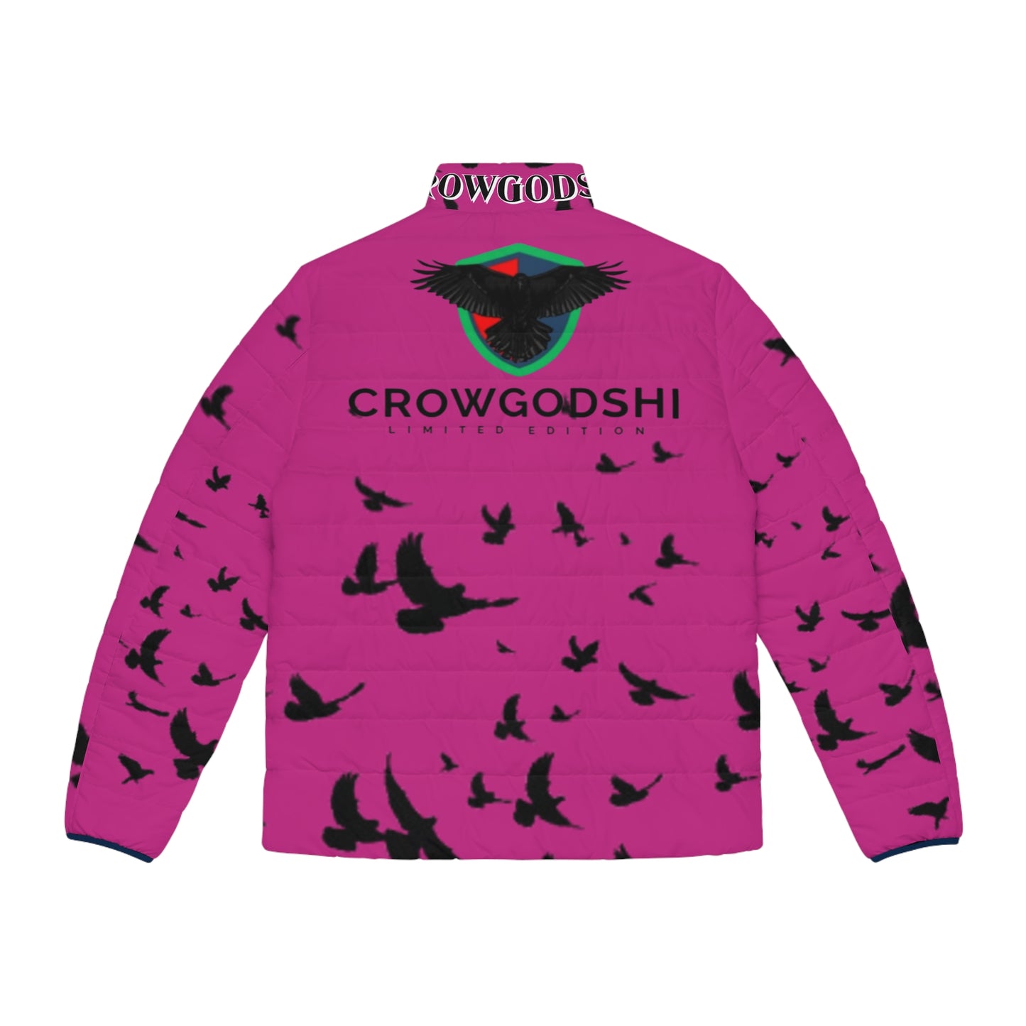 Crowgodshi Limited Edition Men's Puffer Jacket (PINK)