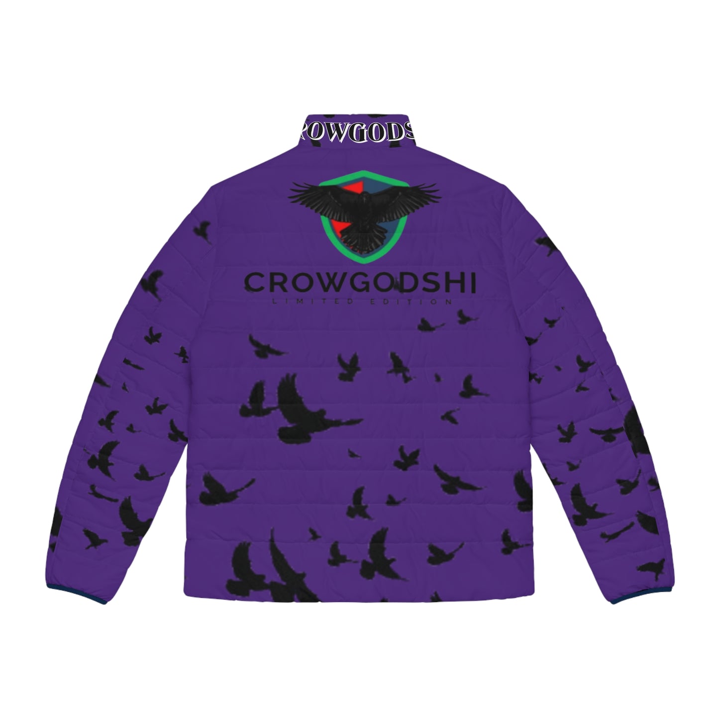 Crowgodshi Limited Edition Men's Puffer Jacket (PURPLE)