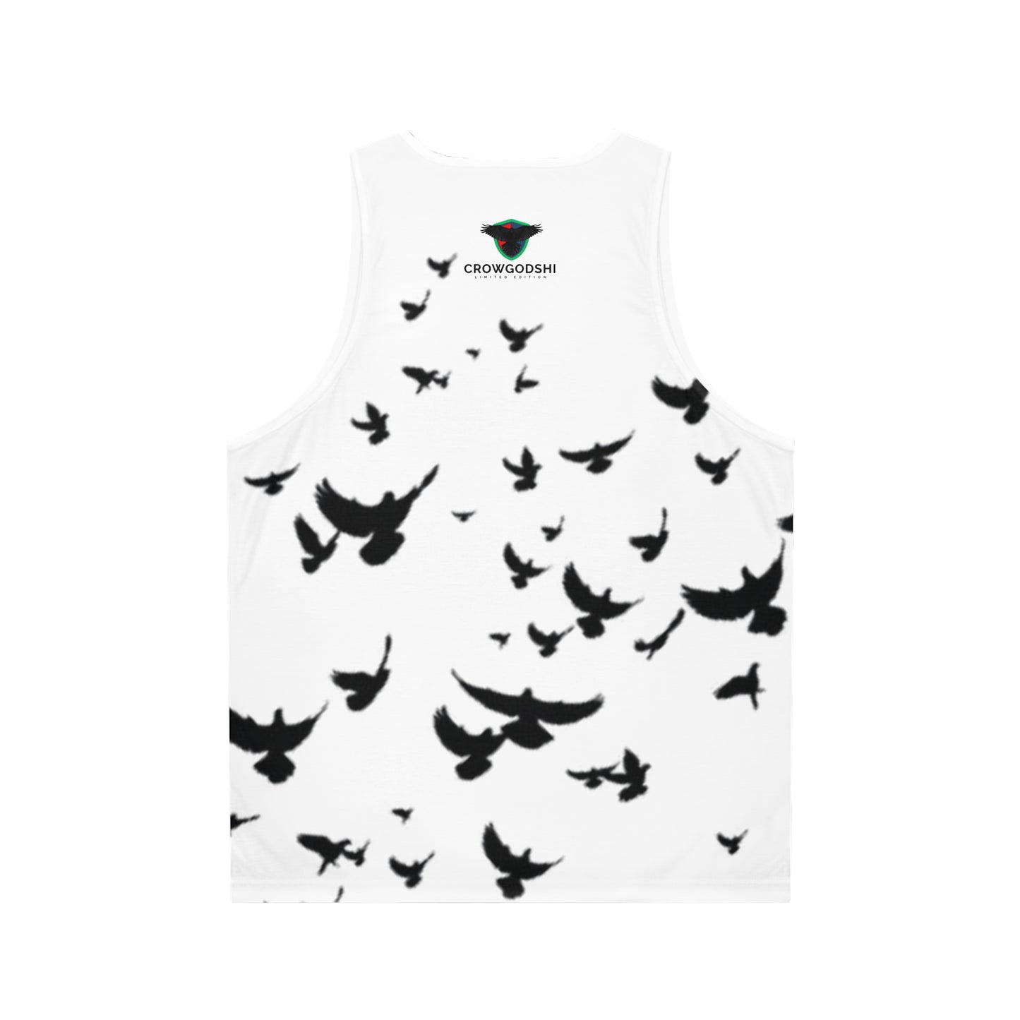 Freedom Flight Unisex Tank Top - Black Bird Print