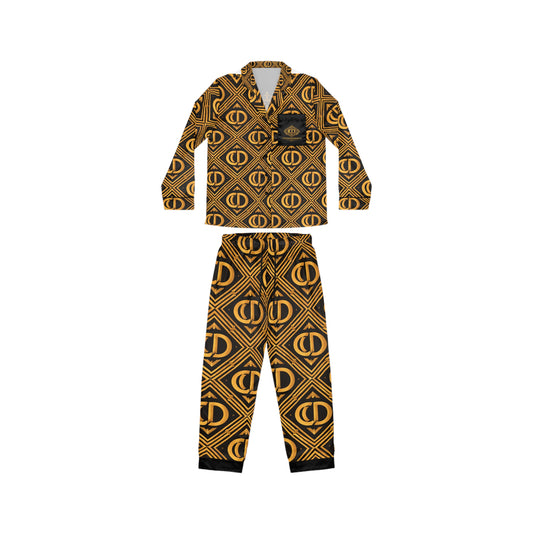 Crowgodshi Designer Satin Pajama Set