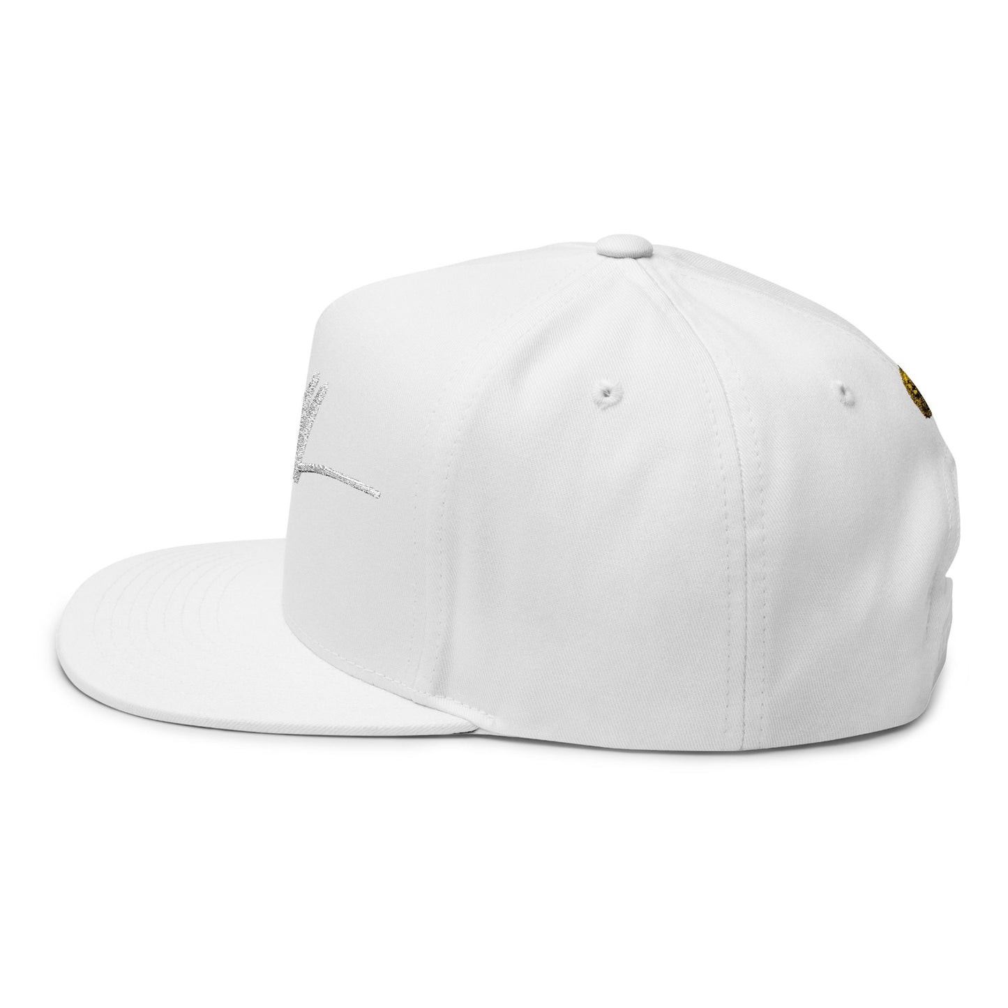 Crowgodshi Designer Signature Flat Bill Cap