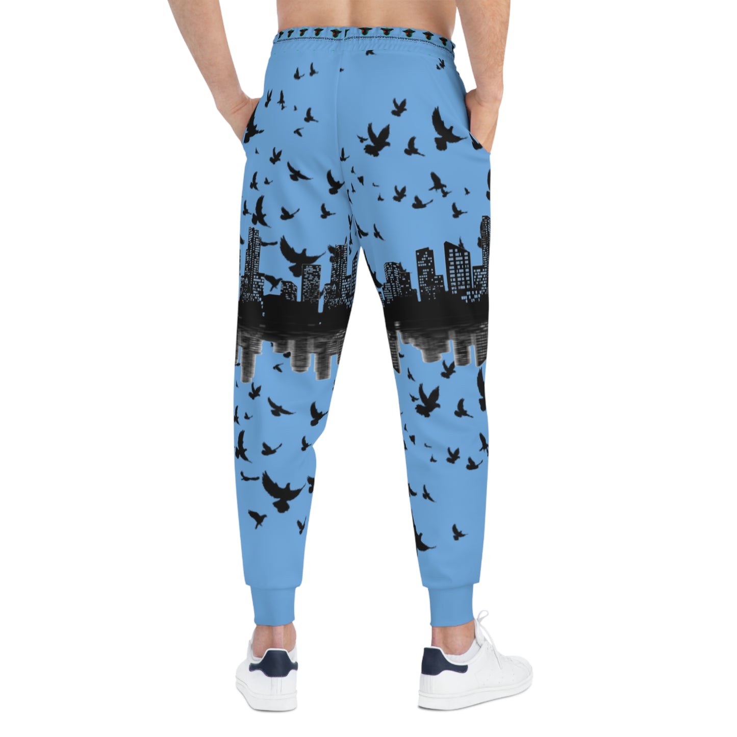 Crowgodshi Designer Blue Moonlight Joggers