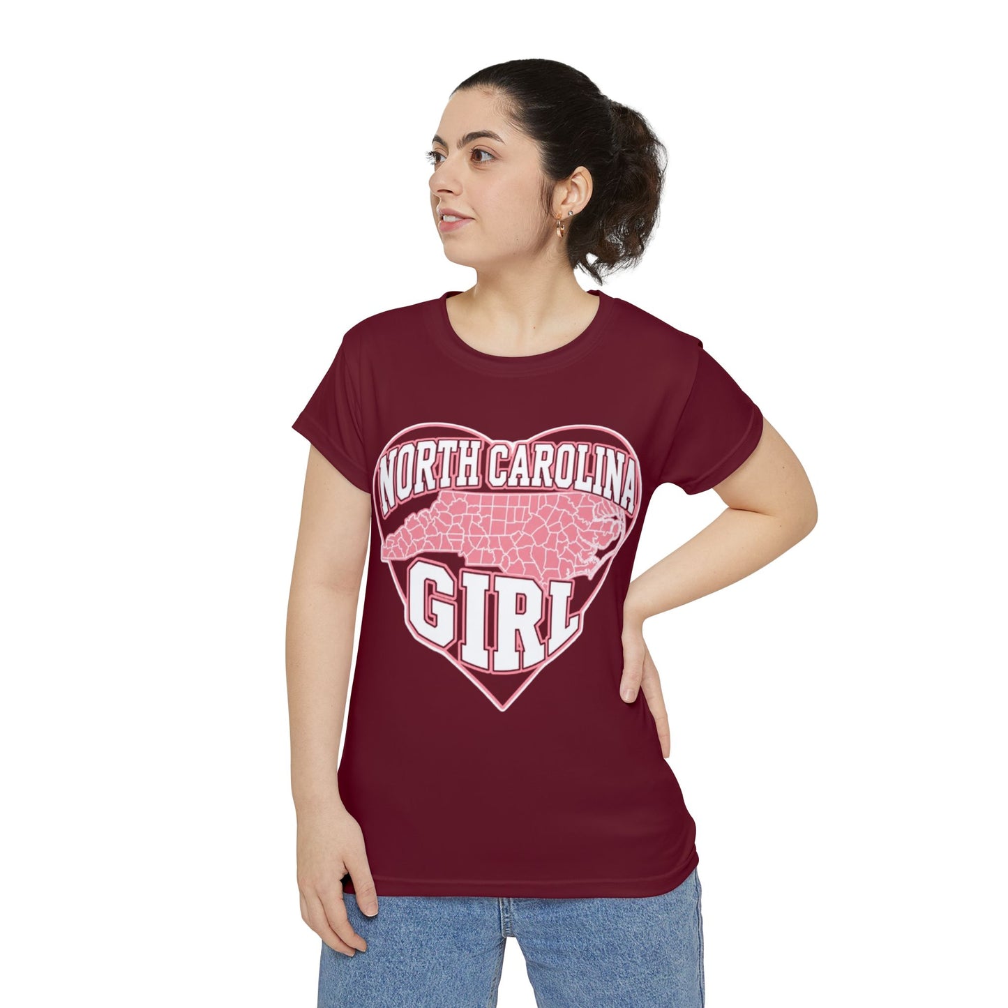 NCG Heart Tee — Women’s Short Sleeve State Pride Shirt