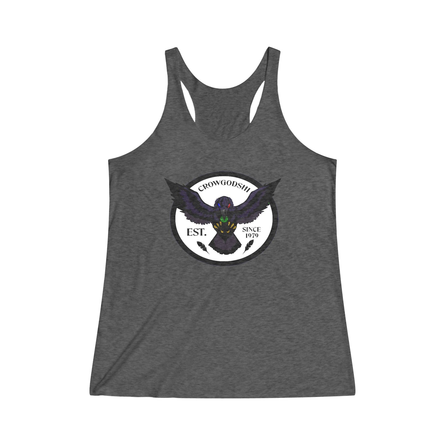 Women's Crowgodshi First Generation Limited Edition Tank Top, WHITE LOGO