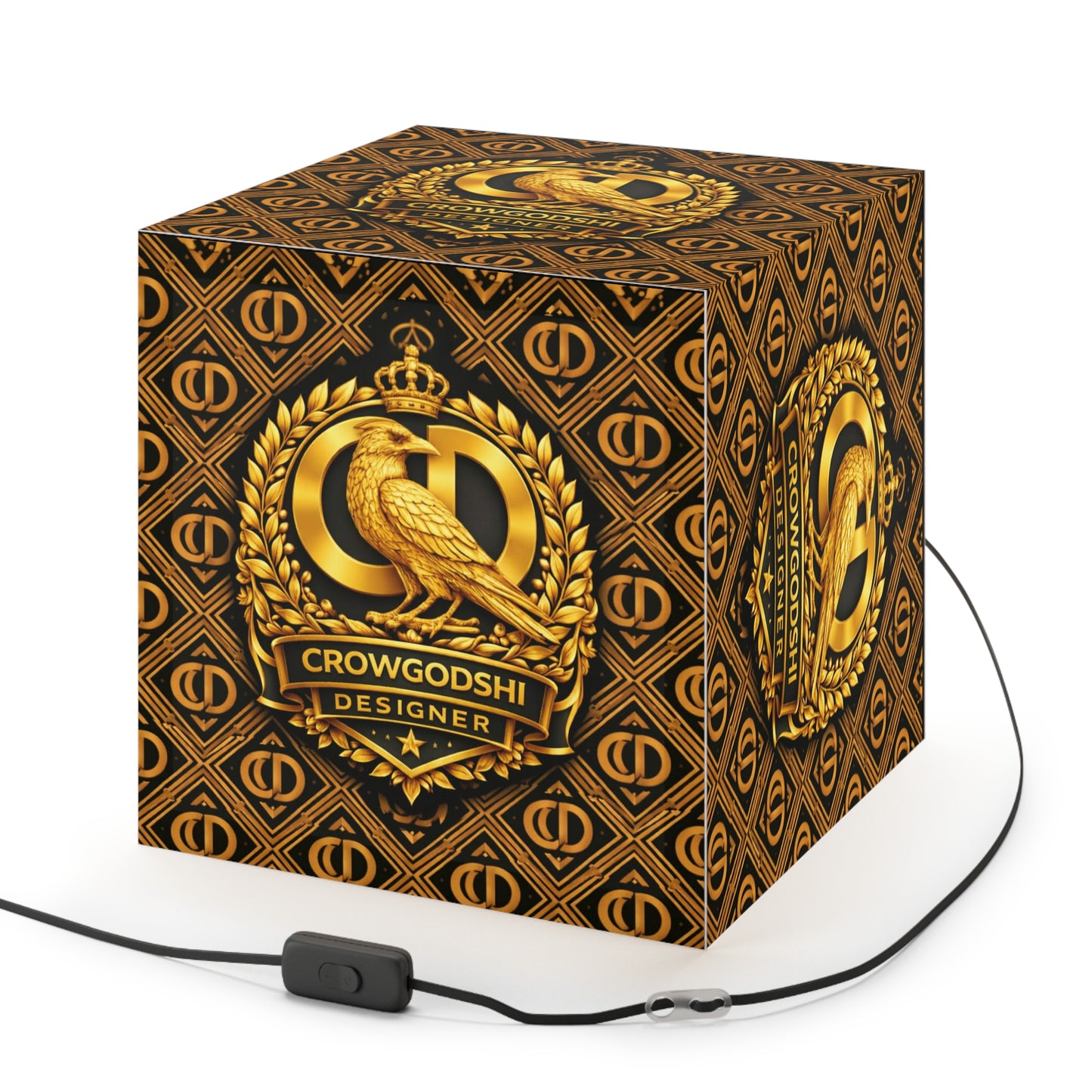 Crowgodshi Designer Cube Lamp