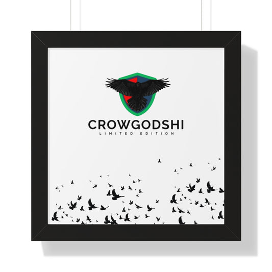 Limited Edition Crowgodshi Framed Horizontal Poster