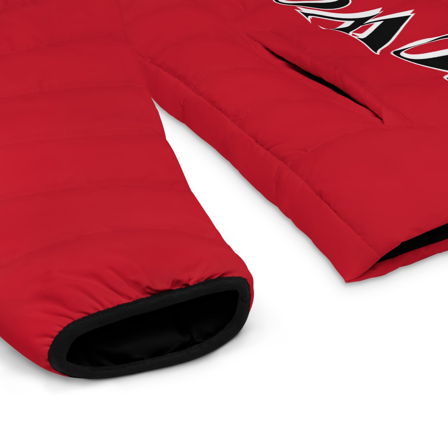 3rd Generation Men's CROWGODSHI Puffer Jacket, DARK RED