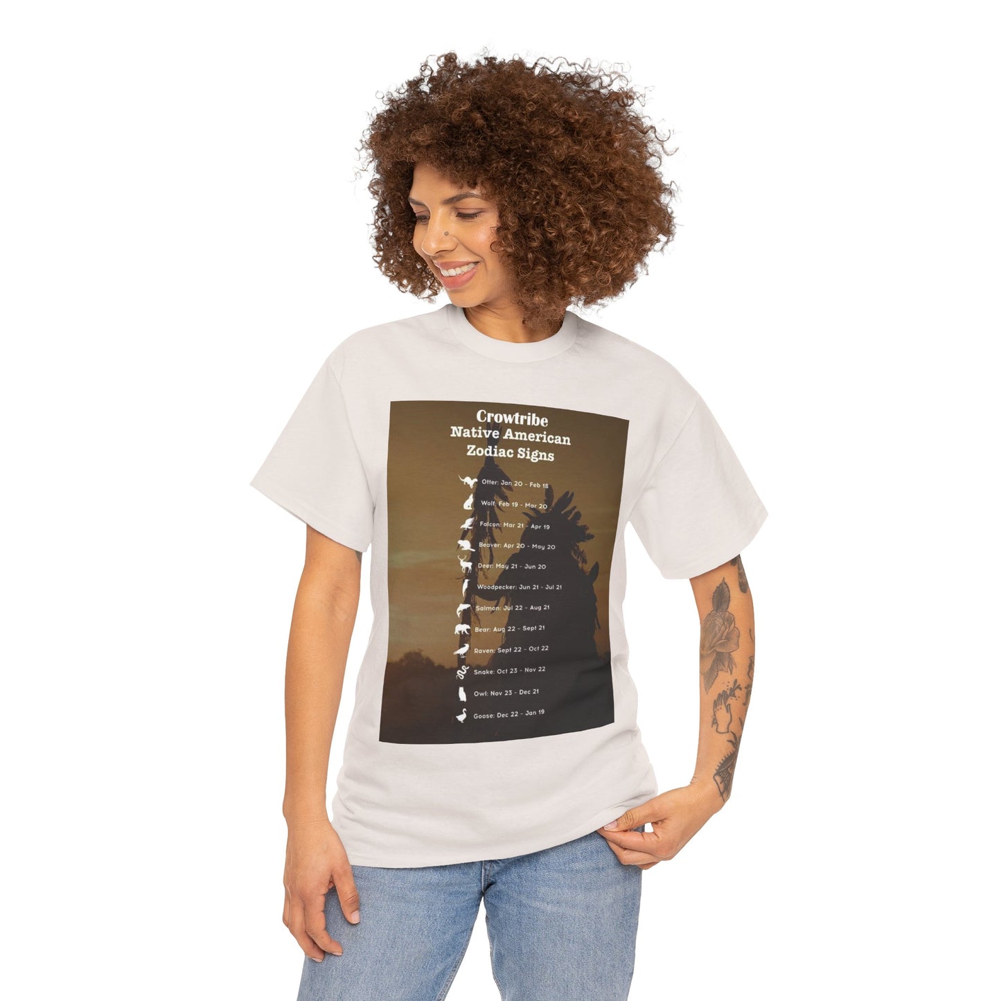 Crowgodshi "Native American Zodiacs" Gic Crow Edition T-Shirt