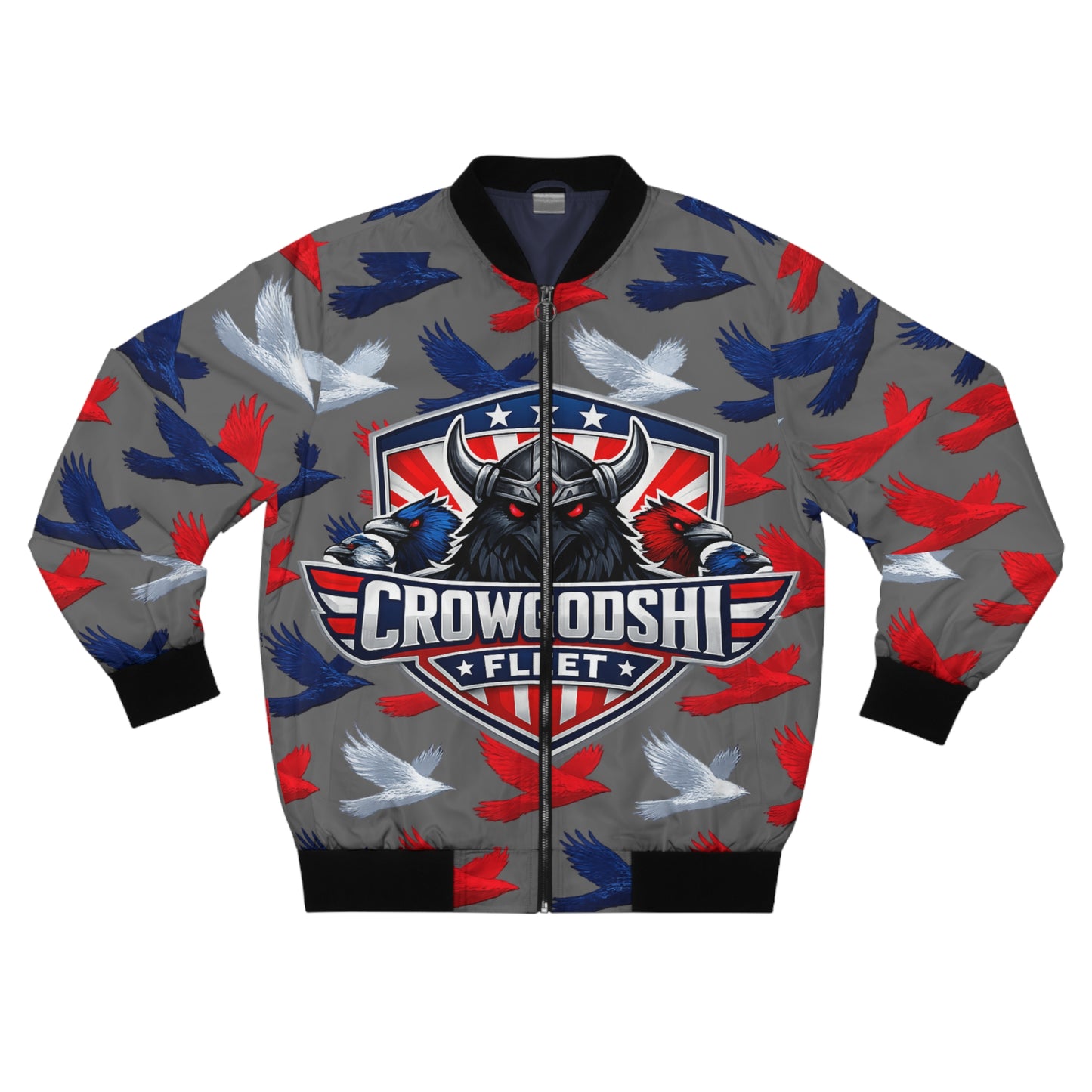 CrowGodShi Fleet Bomber Jacket
