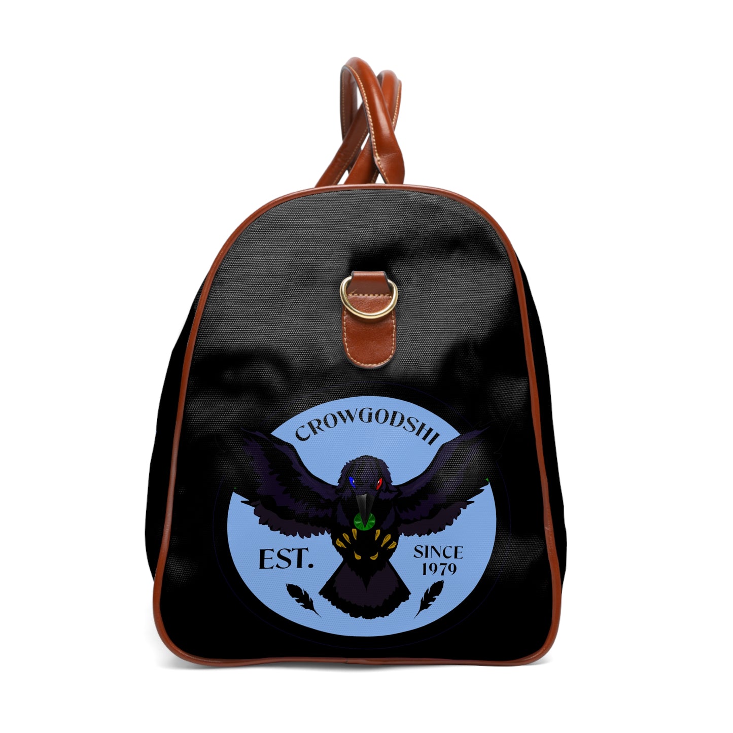 Crowgodshi Designer Waterproof Travel Bag, CAROLINA BLUE