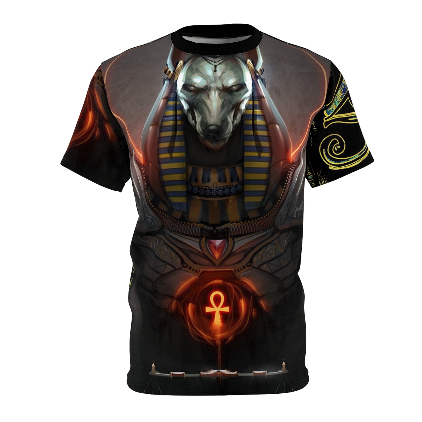 Crowgodshi Designer Anubis & Hieroglyphs Edition T-Shirt