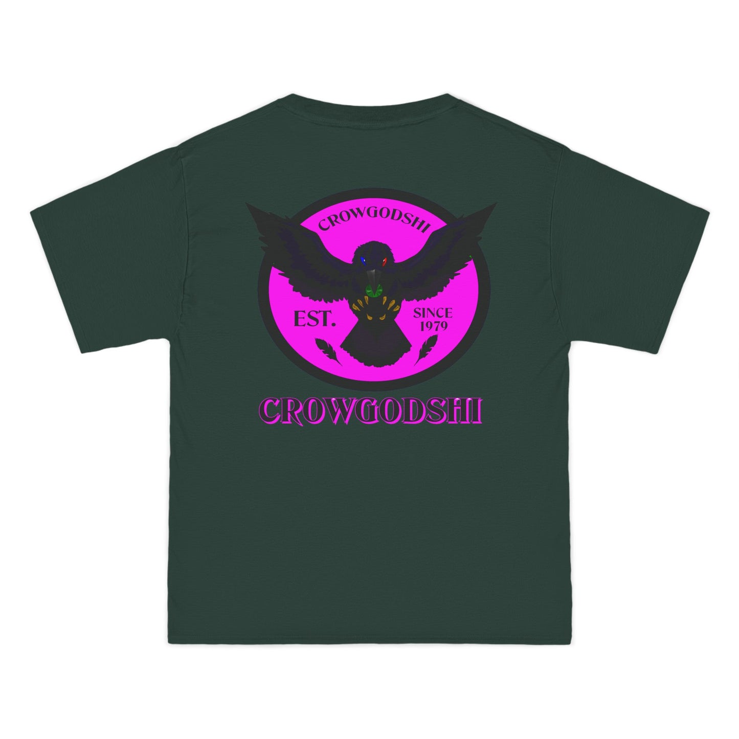 Crowgodshi First Generation Limited Edition Beefy-T®, PINK LOGO