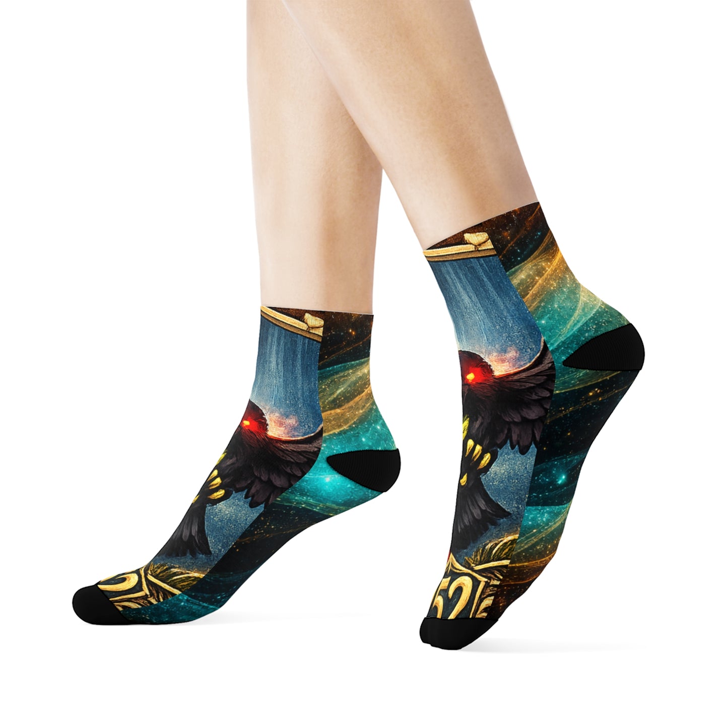 Crowgodshi 252 Legend Crew Socks - Perfect for Everyday Comfort & Fashion