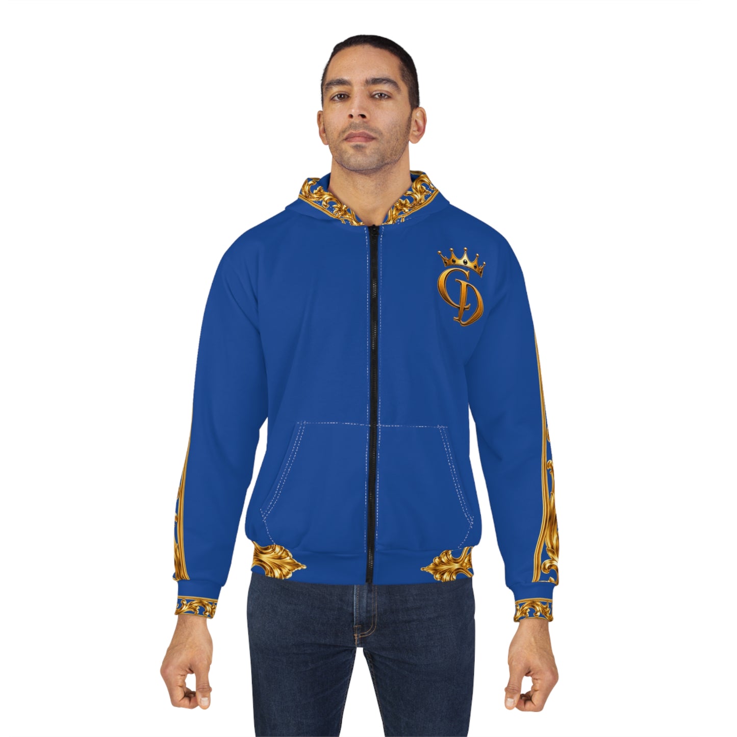 Crowgodshi Designer Zip Hoodie