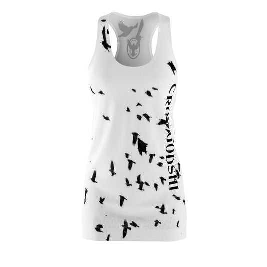 Crowgodshi Women's Flock of Crows Racerback Dress