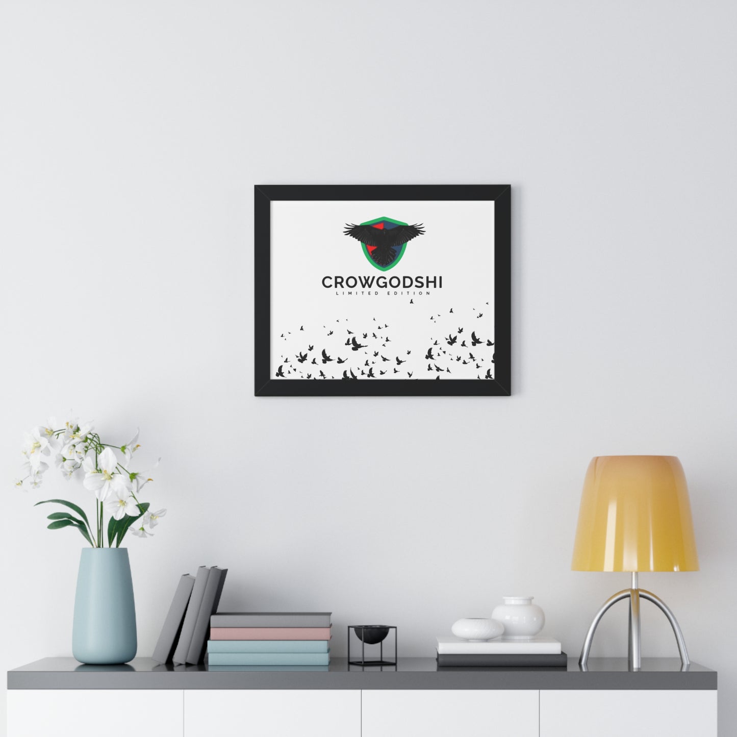Limited Edition Crowgodshi Framed Horizontal Poster