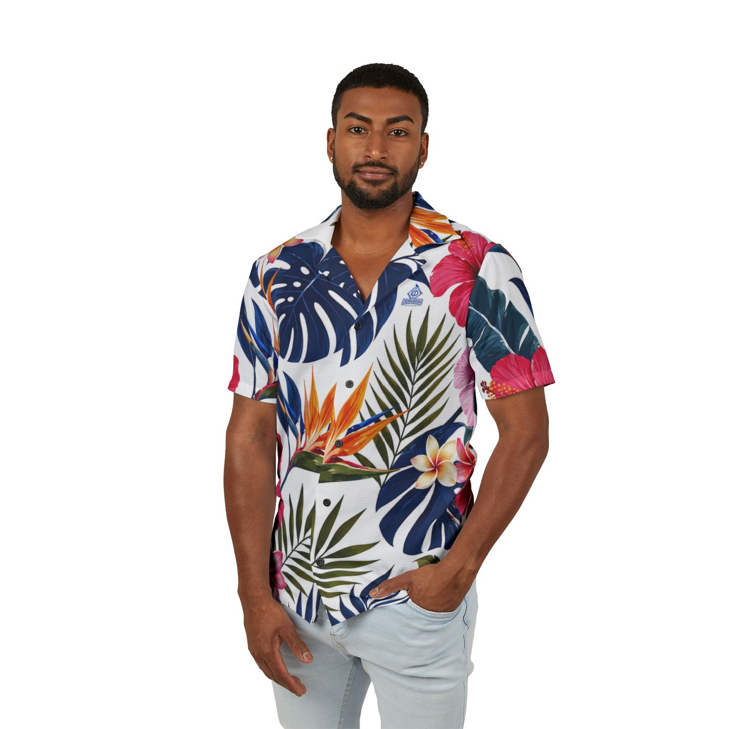 Crowgodshi Designer Tropical Hawaiian Shirt