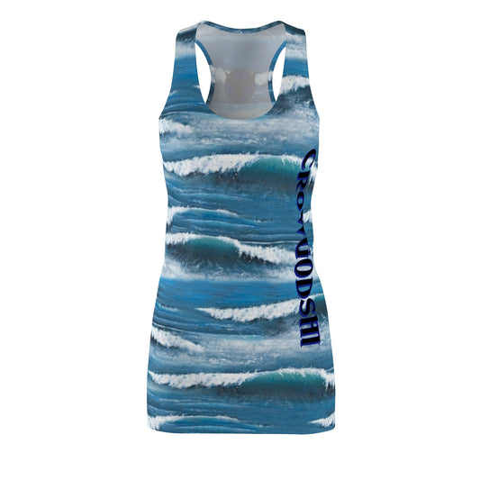 Crowgodshi Women's Ocean Breeze Racerback Dress