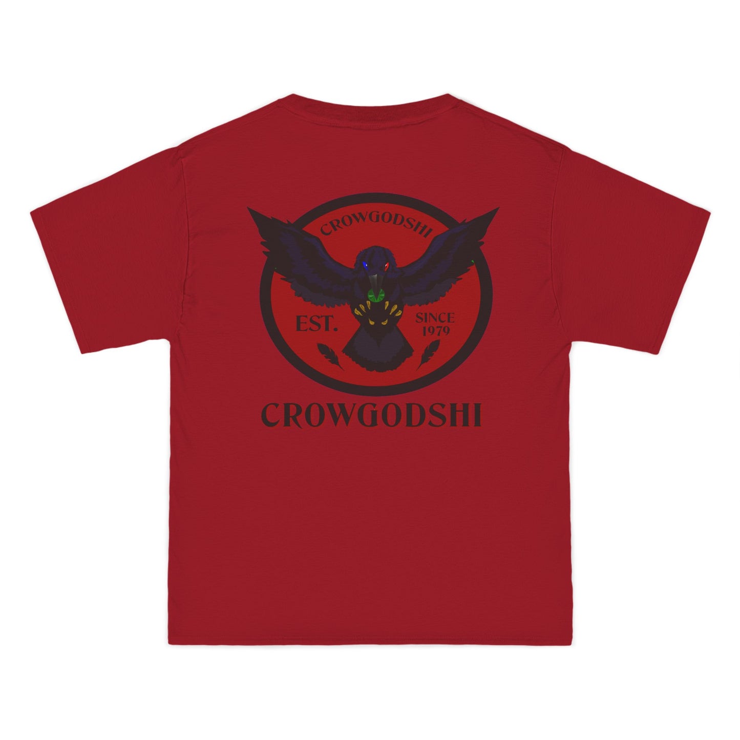 Crowgodshi First Generation Limited Edition Beefy-T®, BURGUNDY LOGO