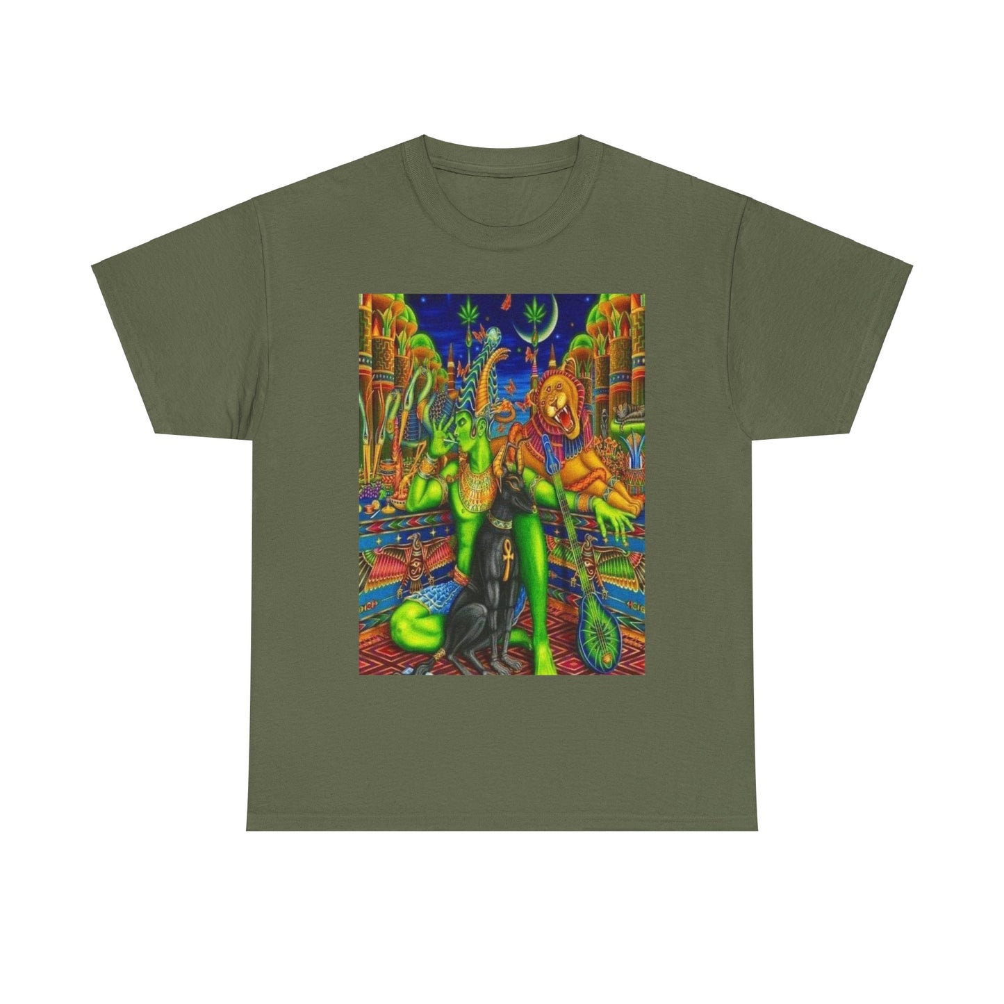 Crowgodshi "GREEN GOD MAGIC" Gic Crow Edition T-Shirt