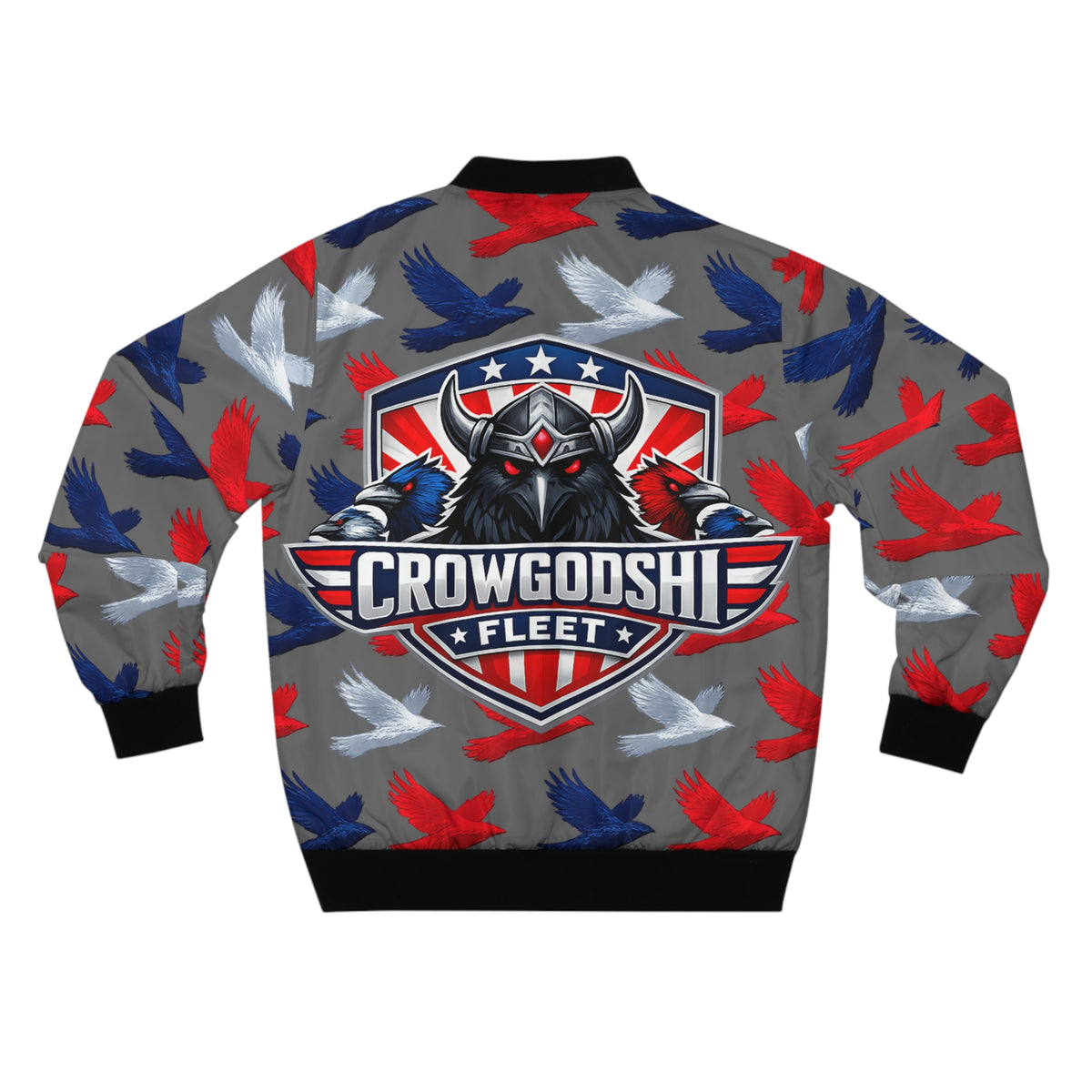 CrowGodShi Fleet Bomber Jacket