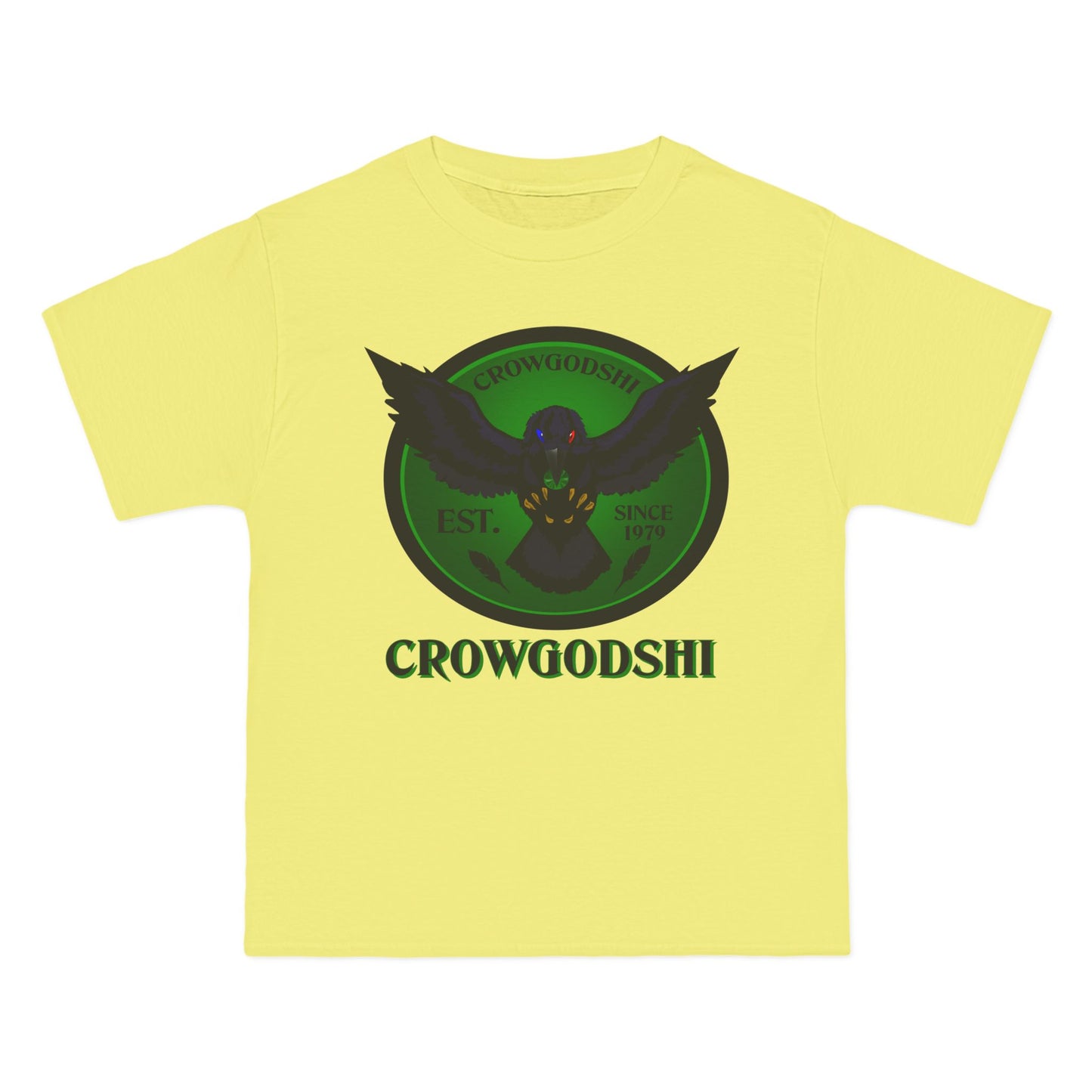 Crowgodshi First Generation Limited Edition Beefy-T®, GREEN LOGO
