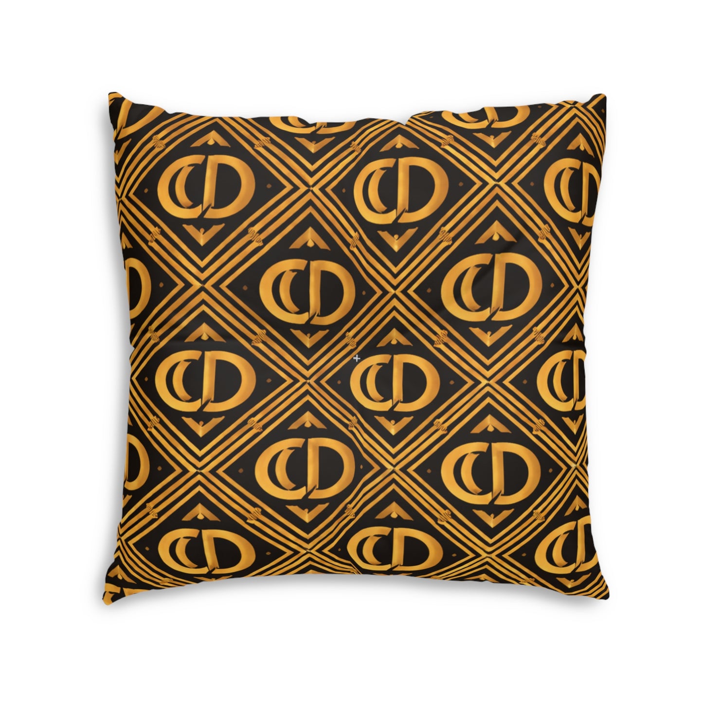 Crowgodshi Designer Tufted Square Cushion