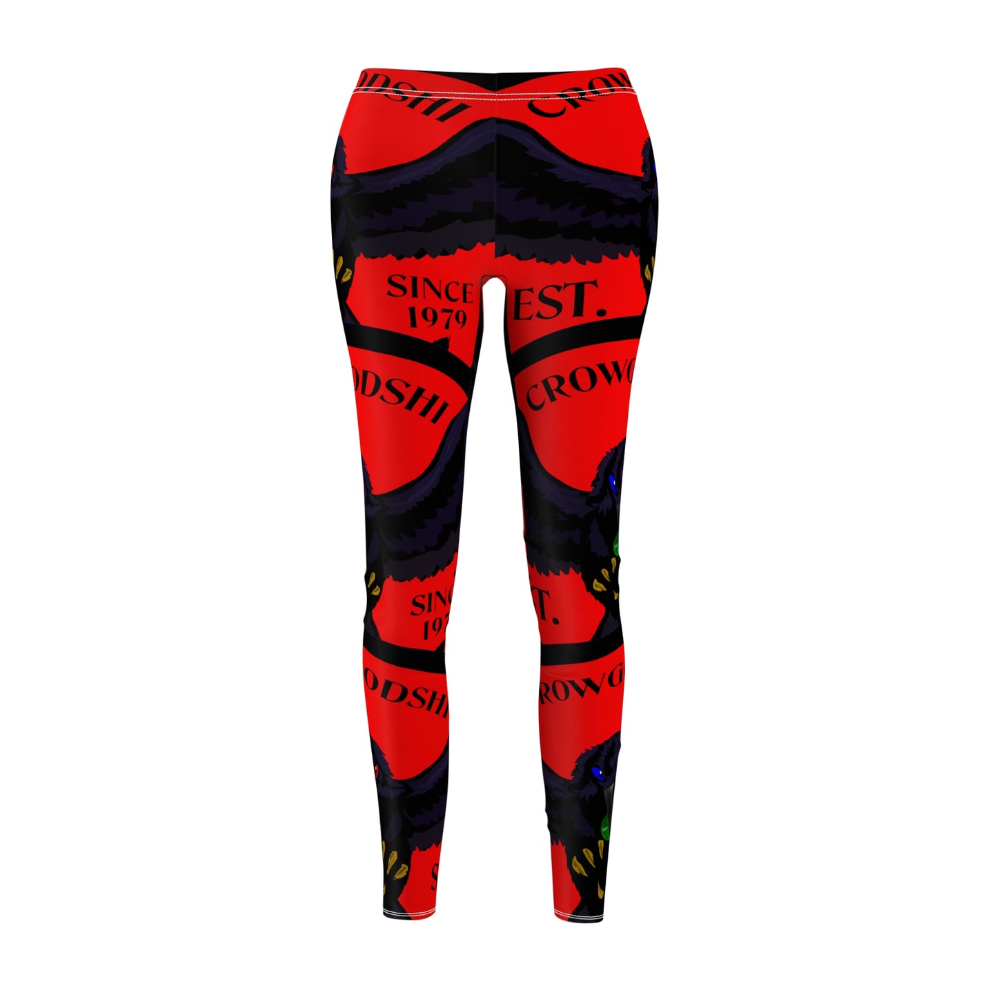 Women's Crowgodshi First Generation #2 Limited Edition Leggings, RED LOGO
