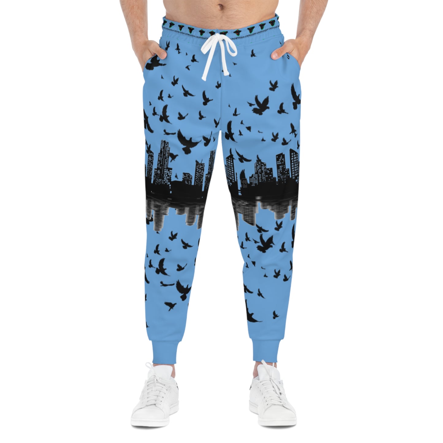 Crowgodshi Designer Blue Moonlight Joggers