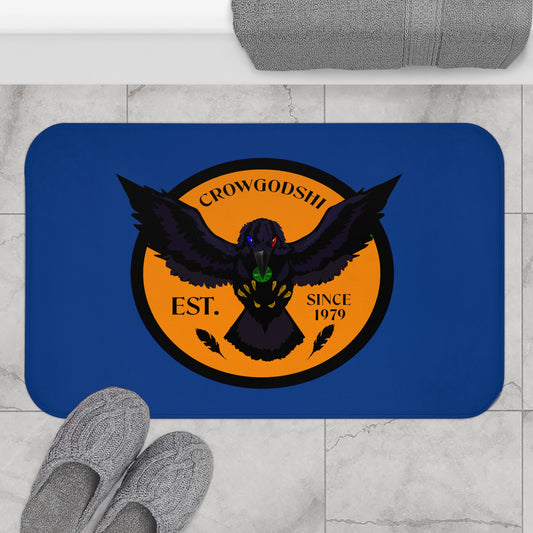 Crowgodshi First Generation Bath Mat, ORANGE LOGO