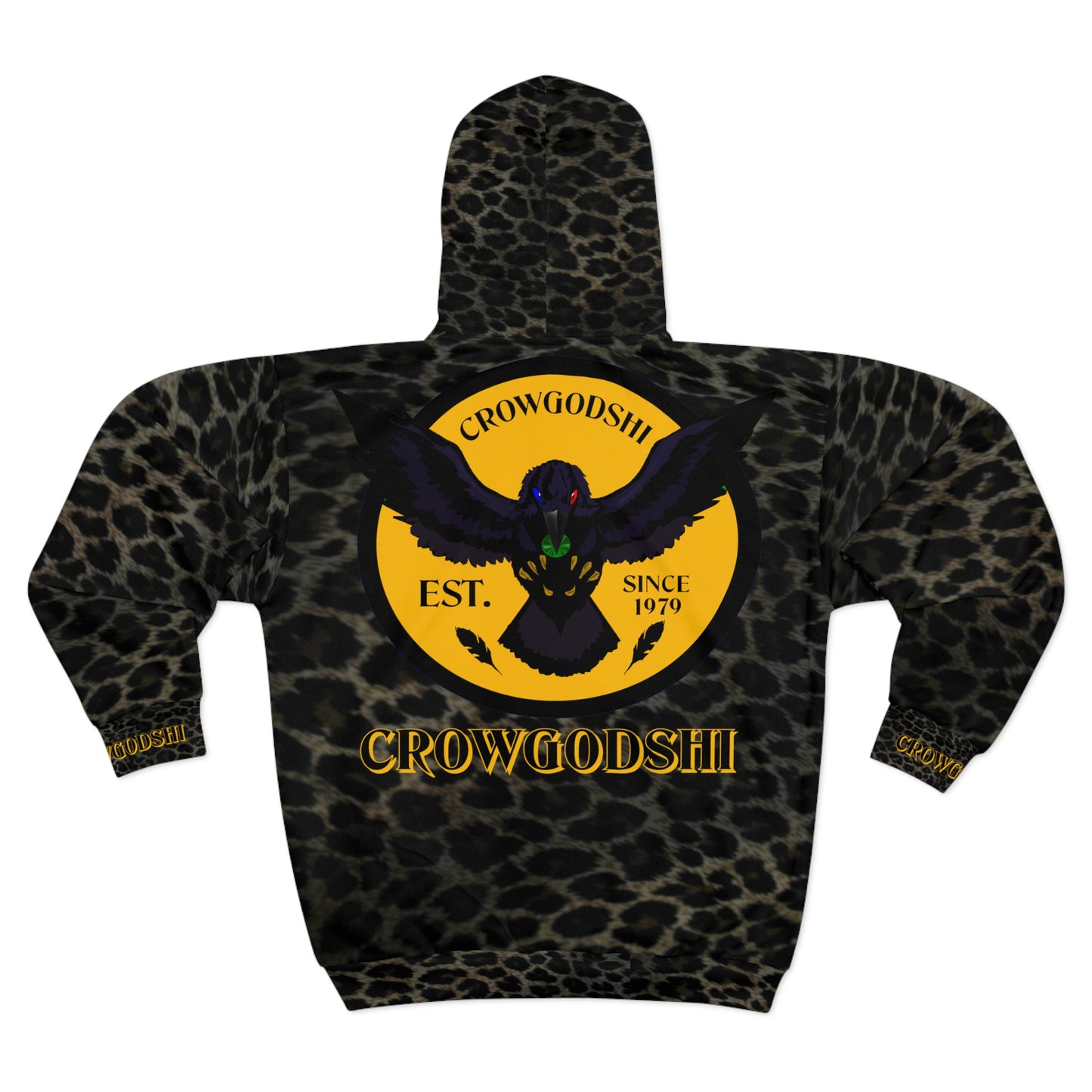 Crowgodshi Designer Jaguar Zipped Hoodie