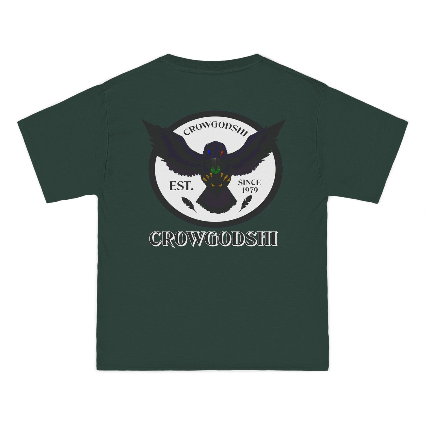 Crowgodshi First Generation Limited Edition Beefy-T®, WHITE LOGO