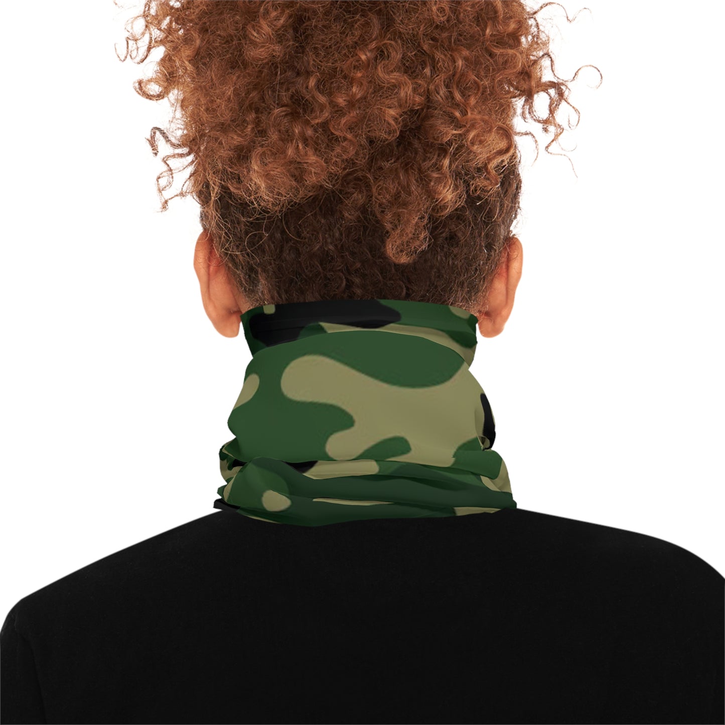 Camo Neck Gaiter — Military Crest Face Mask